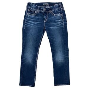 SILVER Jeans Suki style Mid Capri Womens size 26 x 22 1/2